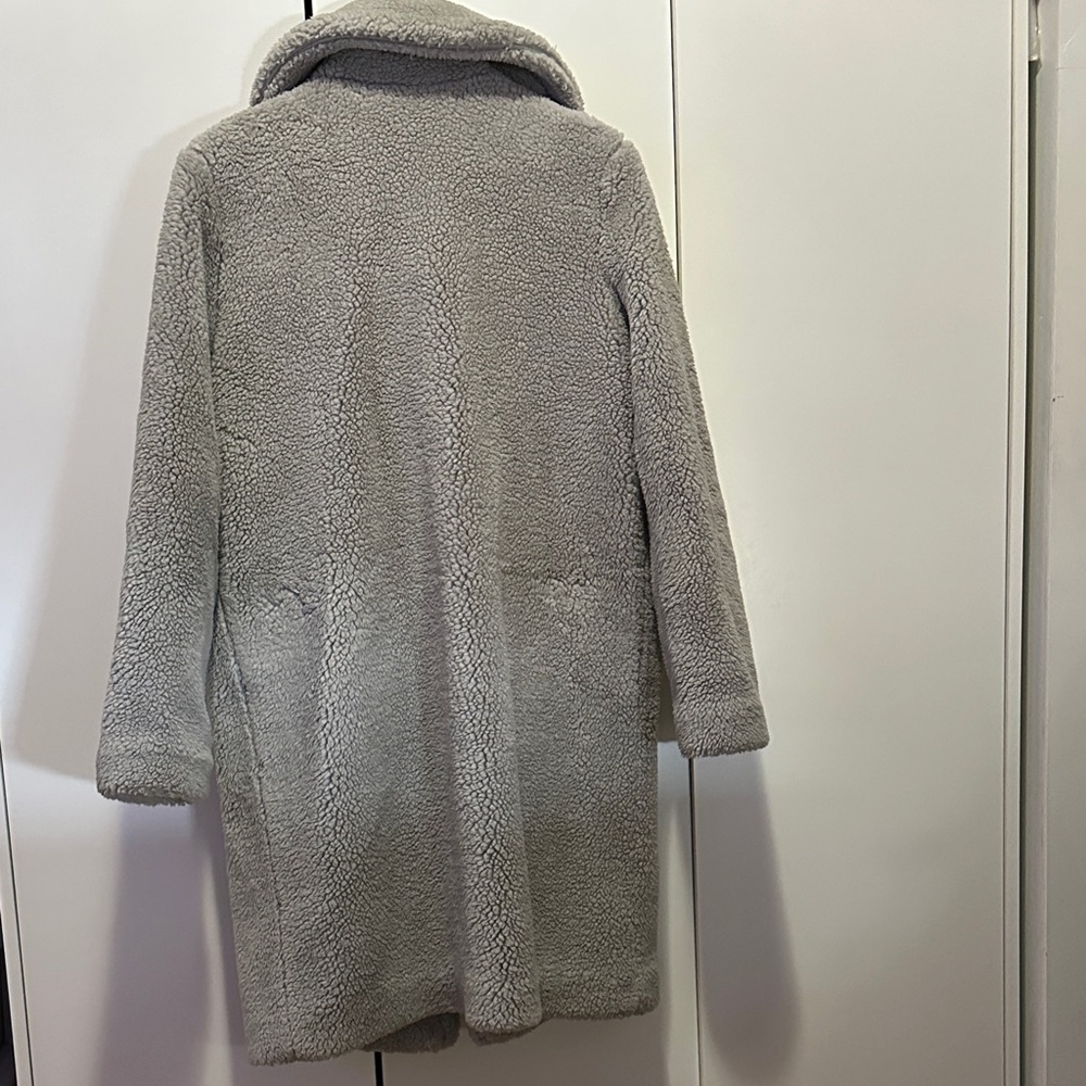 Gray Sherpa Coat - Picture 4 of 4
